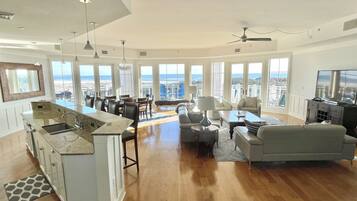 Smart TV, video games, DVD player, books