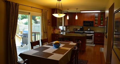 Kesäpäivät saatavilla lähellä MI-järveä ja keskustaa! Biljardipöytä, grilli ja palo kuoppaan