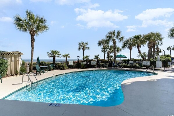 Indoor pool, outdoor pool