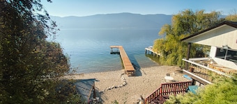 Descuento más grande de estancia más grande- Patio privado grande + Vistas del lago + privado Beac