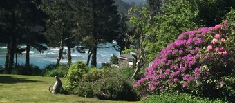 Ocean Views Mendocino Beach House Path directly to the Beach!