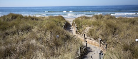 Accommodatie ligt op het strand