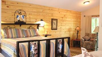 1 slaapkamer, een strijkplank/strijkijzer, internet, beddengoed