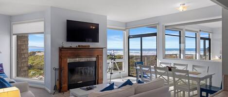 TV, peis og stereoanlegg