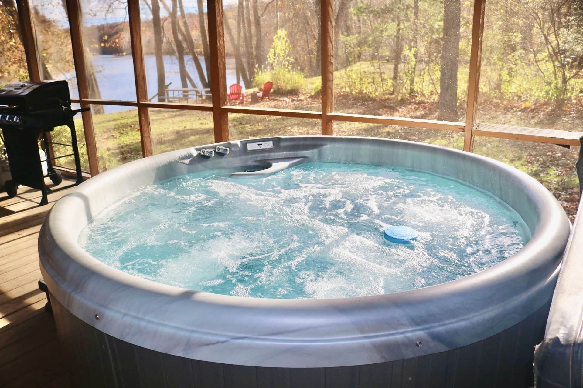 Bain à remous intérieur