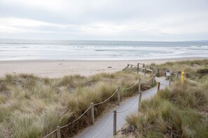 On the beach