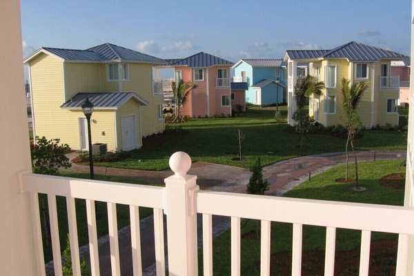Rear view from balcony