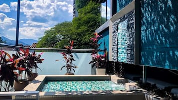 Indoor pool, a heated pool
