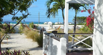 Vue exceptionnelle sur l'océan, situé au centre et à seulement 1 700 mÚtres de Grace Bay Beach