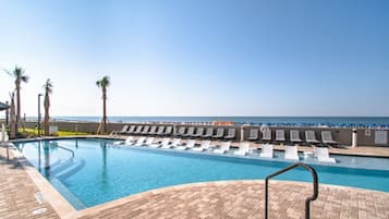 Indoor pool, outdoor pool