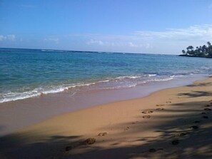 Sun-loungers, beach towels