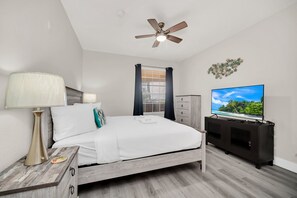 3 bedrooms, iron/ironing board, free WiFi, bed sheets