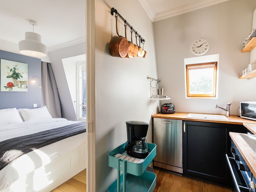 1 chambre, fer et planche à repasser, Wi-Fi gratuit, draps fournis