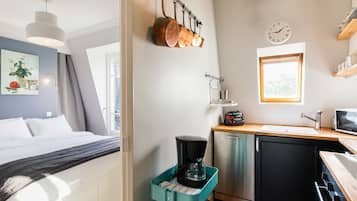 1 chambre, fer et planche à repasser, Wi-Fi gratuit, draps fournis