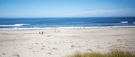 On the beach
