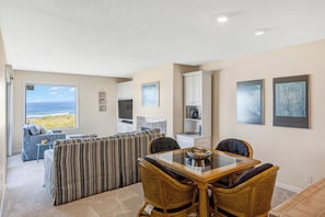TV, fireplace, DVD player