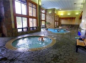 Indoor pool, a heated pool