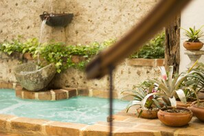 Pool - Casa del Reloj CASCADA -Luxury, WaterFall Jacuzzi, Apartment Suite, 1130 sq Feet (Medellin)