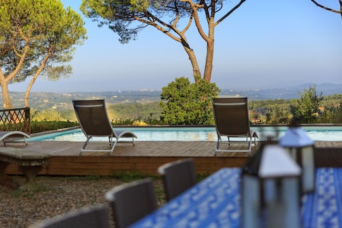 Authentic Private Tuscan Villa for 12 people in Greve: the Heart of Chianti