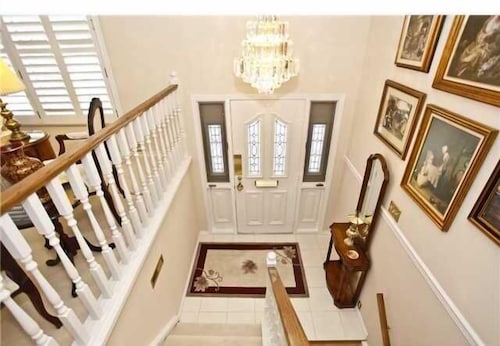 Private lower level suite with fireplace and a feeling of home