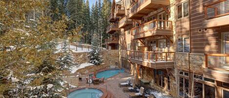 Indoor pool, a heated pool