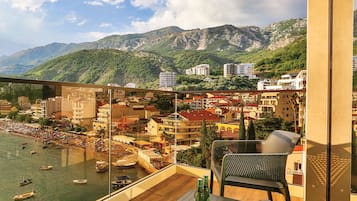 Premium Δίκλινο Δωμάτιο (Double), 1 King Κρεβάτι, Θέα στη Θάλασσα | 1 υπνοδωμάτιο, κλινοσκεπάσματα υψηλής ποιότητας, κρεβάτια memory foam