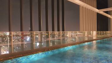 Indoor pool, outdoor pool