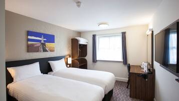 Double or Twin Room | Desk, iron/ironing board, free WiFi, bed sheets