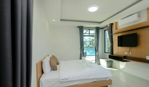 Family Villa , Pool View ( 2 Bedroom - 1 Living room )