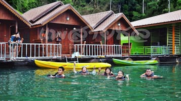 Wooden House Bungalow, En - Suite Bathroom (Free Boat Transfer - Round Trip) | Lake view