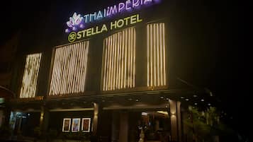 Front of property – evening/night
