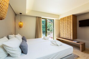 2 Schlafzimmer, hochwertige Bettwaren, individuell dekoriert