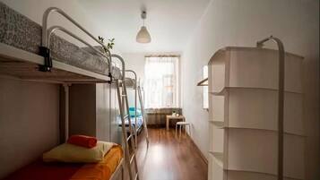 Shared Dormitory (Bed in 4 Bed Dorm) | Blackout curtains, iron/ironing board, free WiFi, bed sheets