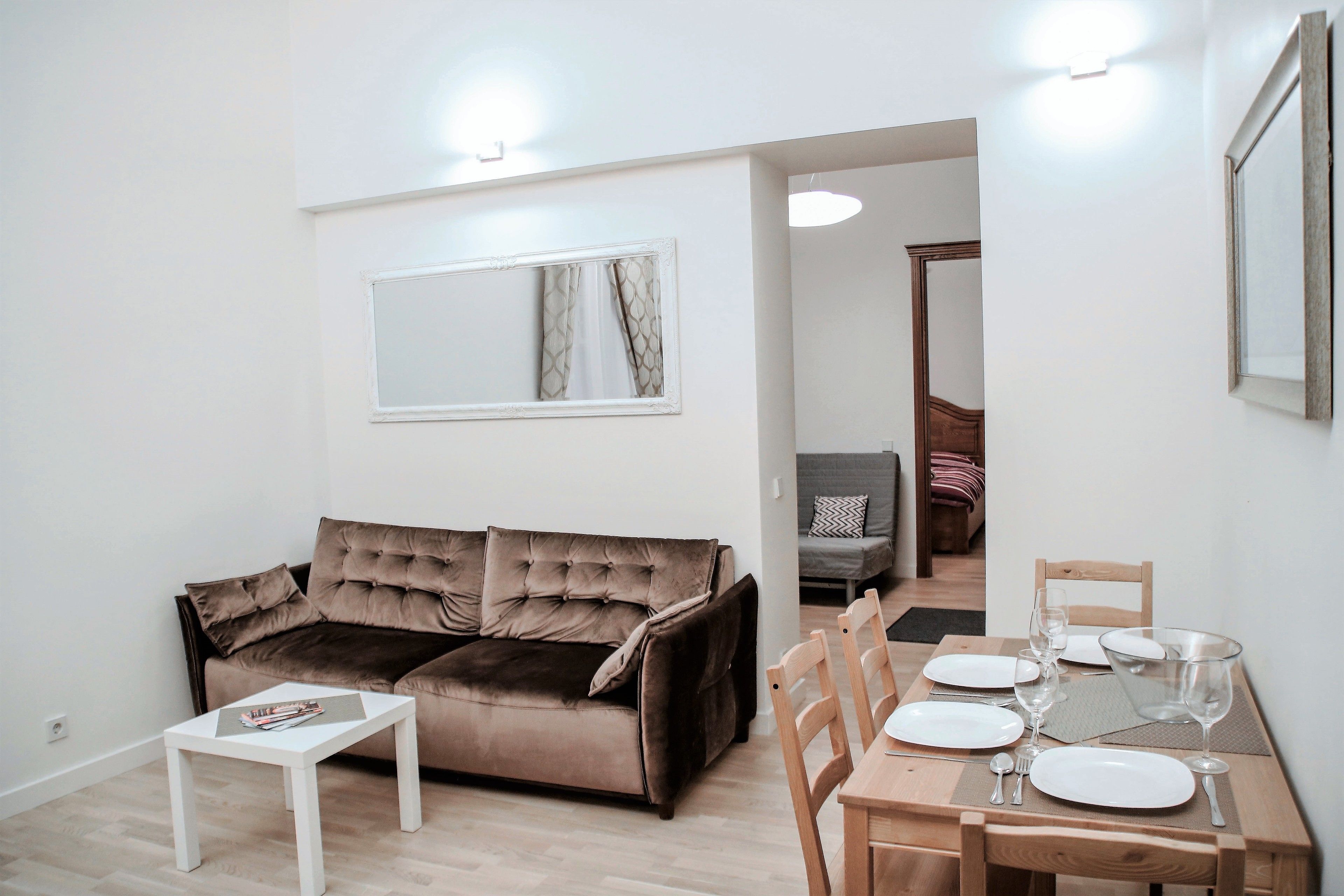 Basic Apartment, Multiple Beds, Non Smoking | Living area | Flat-screen TV