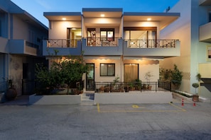 Front of property – evening/night