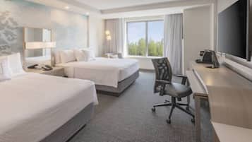 Rum - 2 queensize-sängar | Sängtillbehör av högsta kvalitet, duntäcken och bäddmadrasser