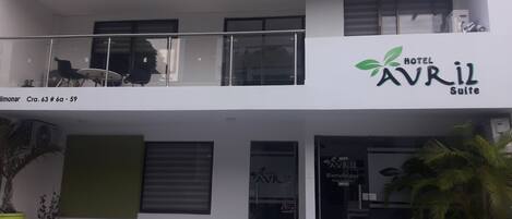 Fassade der Unterkunft