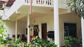 Overnatningsstedets facade