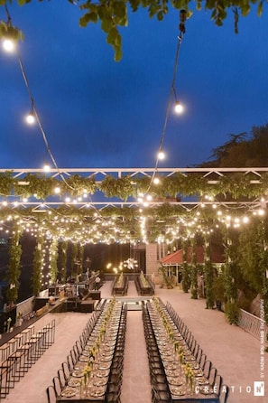 Área de bodas al aire libre