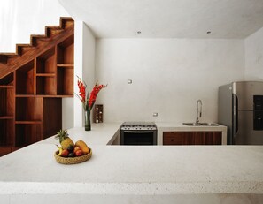 House, Multiple Beds, Non Smoking | Private kitchen | Full-size fridge, microwave, oven, stovetop - The Mayan Jungle House (Tulum)