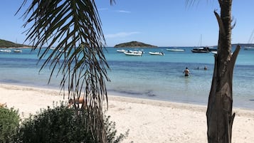 Vlak bij het strand