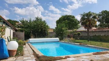 Piscine extérieure, piscine chauffée