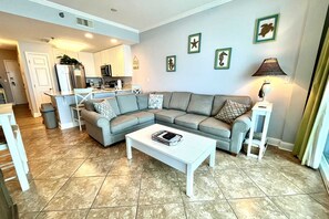 Condo, 1 Bedroom | Living area | TV - Lighthouse 1017 1 Bedroom Condo by RedAwning (Gulf Shores)