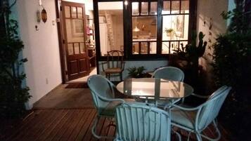 Comfort House, Non Smoking, Pool View | Terrace/patio