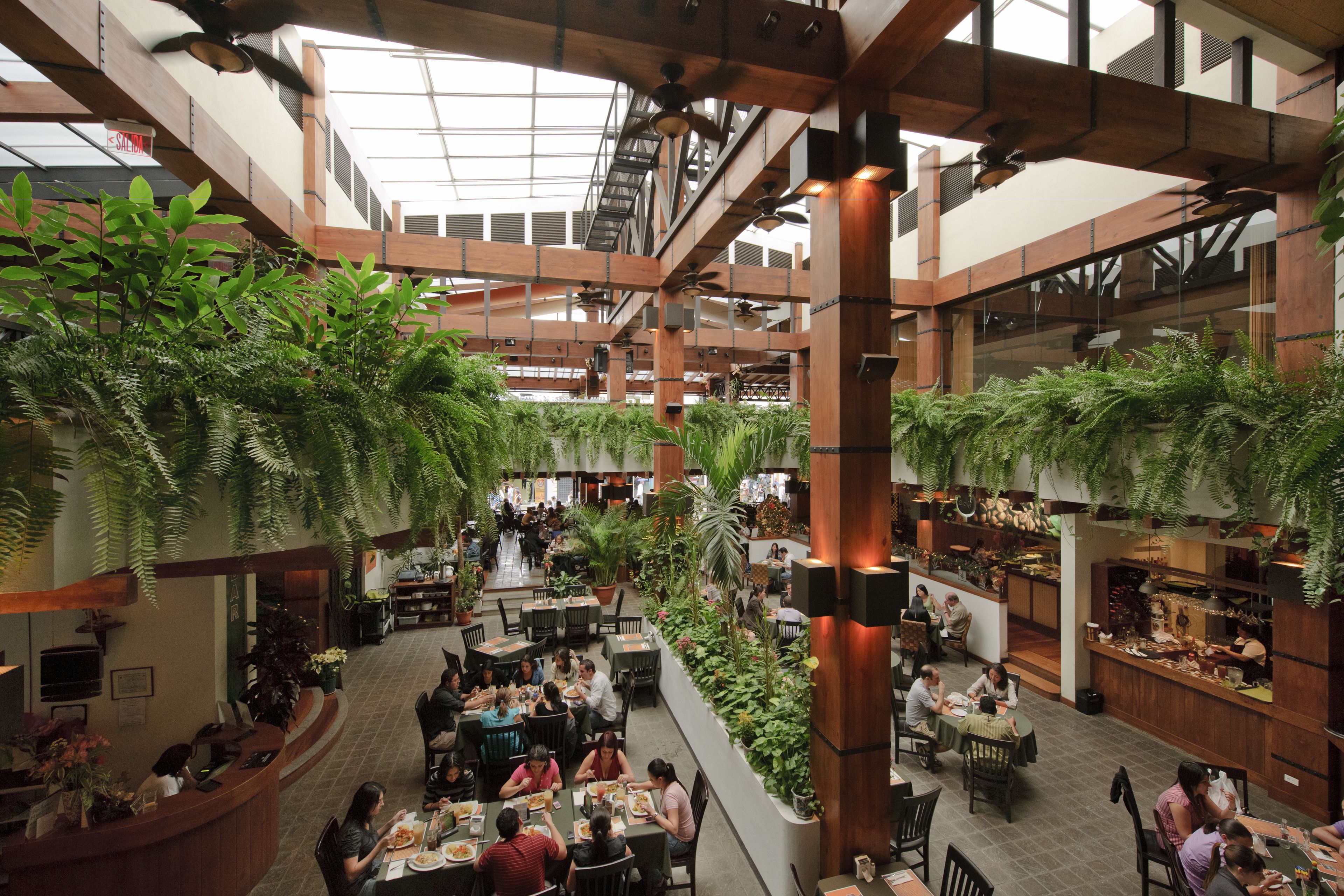 Breakfast, lunch, dinner served; local and international cuisine 