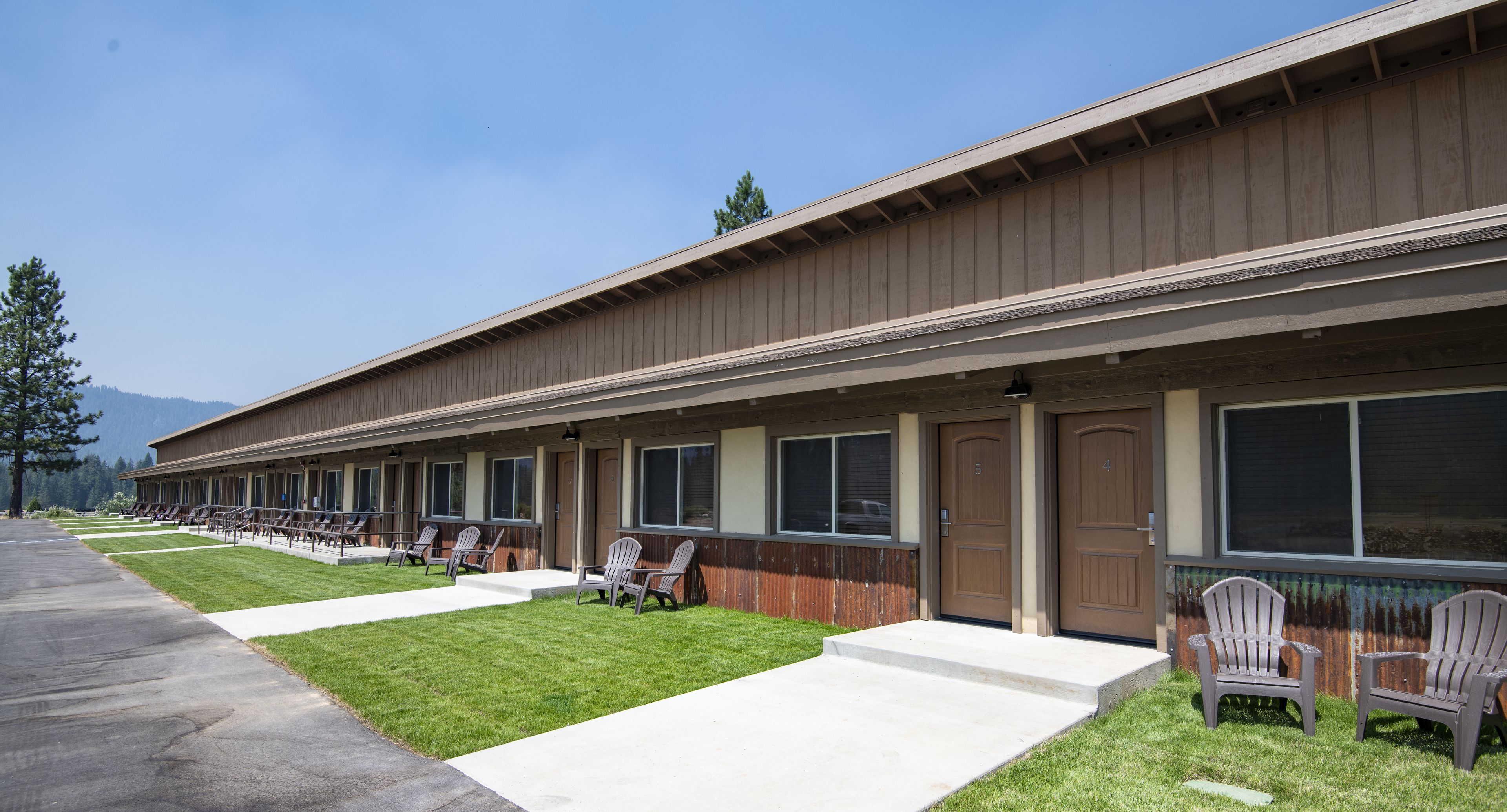 Voorkant van accommodatie