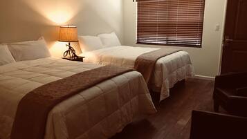Standard Room, 2 Queen Beds, Non Smoking | Premium bedding, pillow-top beds, bed sheets, wheelchair access
