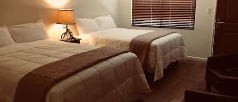 Standard Room, 2 Queen Beds, Non Smoking | Premium bedding, pillowtop beds, bed sheets, wheelchair access