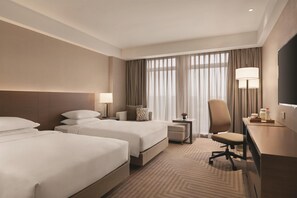 Phòng, 2 giường đơn (Den, No Sofa Bed) | 1 phòng ngủ, bộ đồ giường cao cấp, chăn bông, két bảo mật tại phòng 