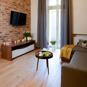 Premium Apartment, Non Smoking, Patio | Cadar kapas Mesir, peralatan tempat tidur premium 